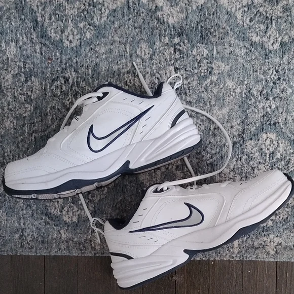 Nike Air Monarch IV White Sneakers - Picture 2 of 6
